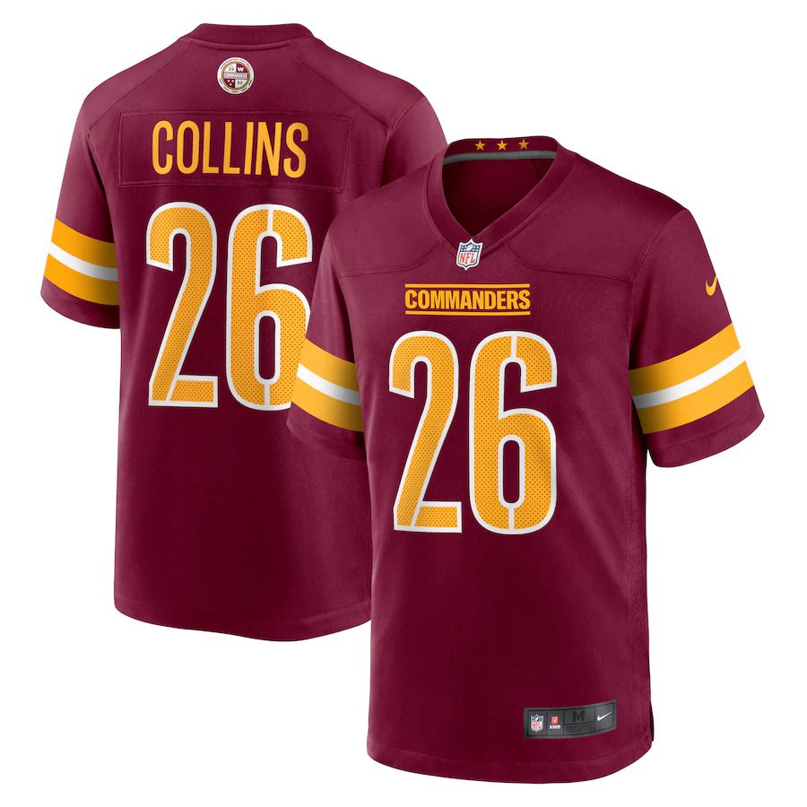 Men Washington Commanders #26 Landon Collins Nike Burgundy Game NFL Jersey->washington redskins->NFL Jersey